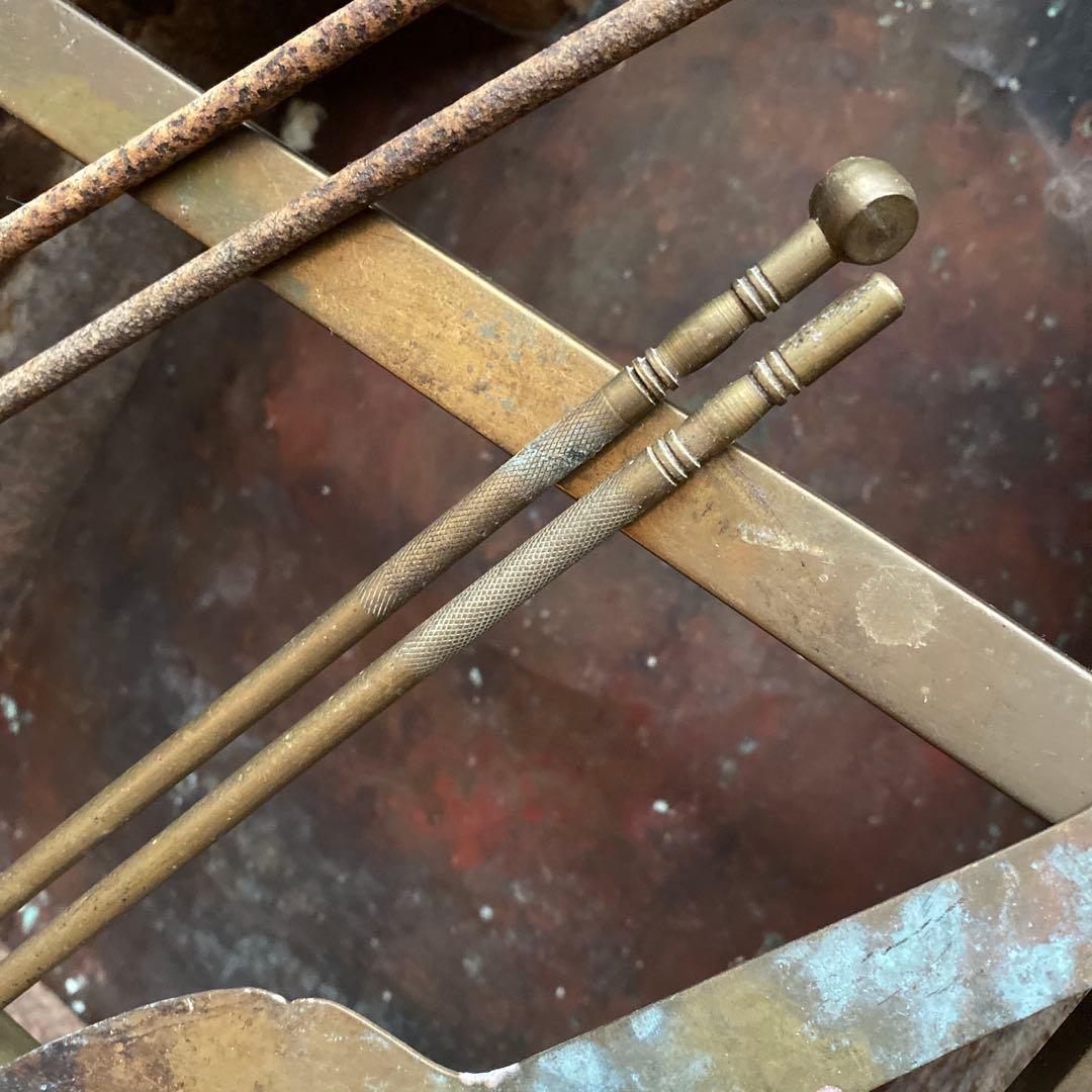 長火鉢　年代物　骨董品