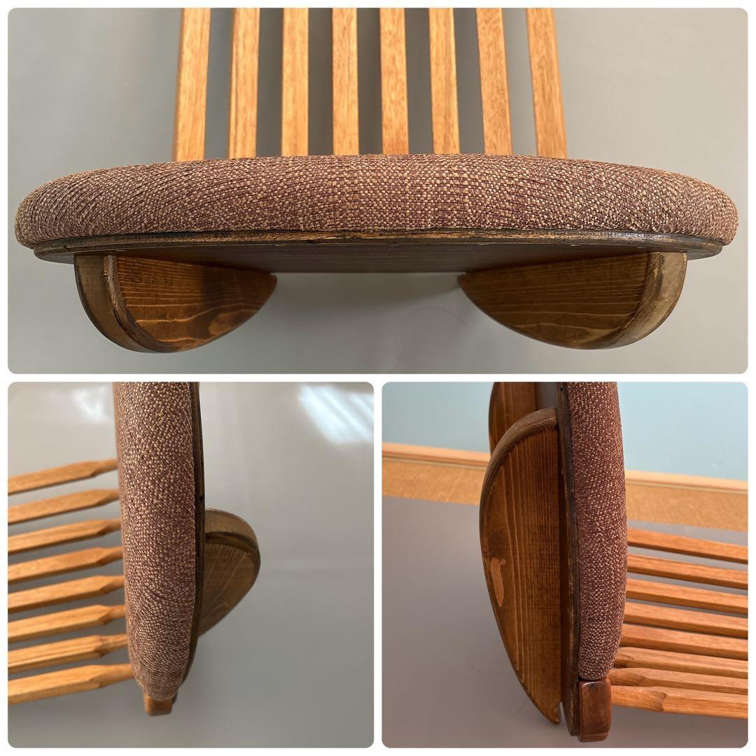 【WOOD SKETCH】 揺良楽（ゆらーら）ゆらゆら 座椅子 ロッキングチェア