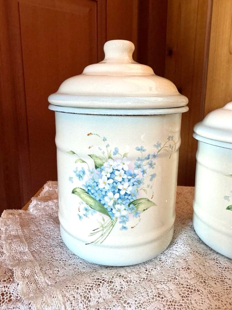 【希少レア‼️】イマン(imane)クラリス　ビード入りキャニスターセット