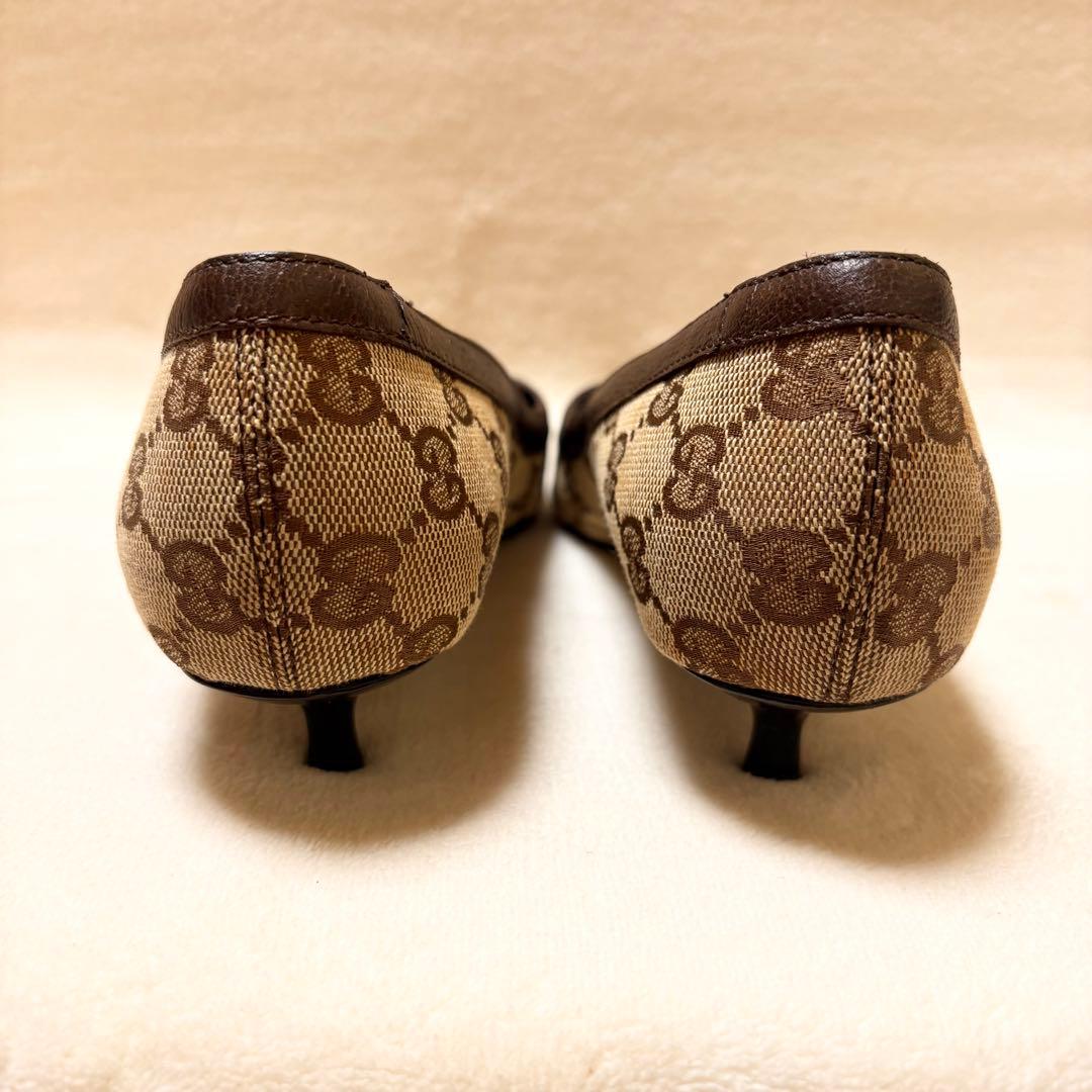 GUCCI GG柄 ポインテッドトゥパンプス 36 (23cm)