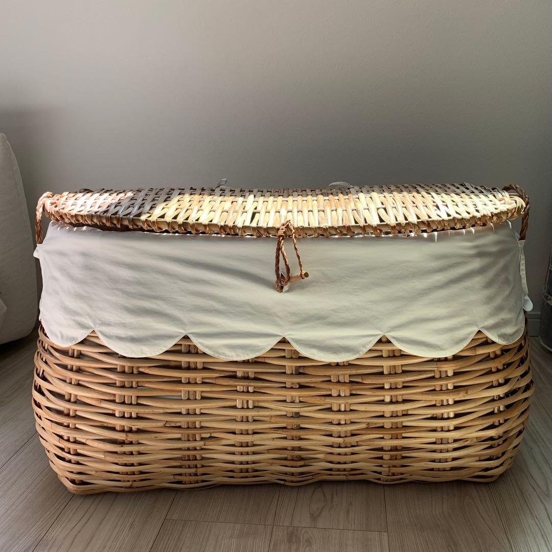 catherine denoual カトリーヌドゥヌアル　ラタン　バスケット