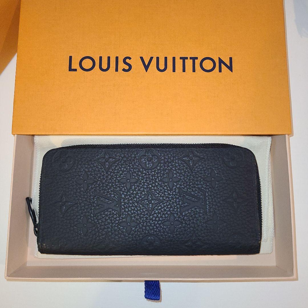 ヴィトン　ジッピーウォレット・ヴェルティカル　ブラック　長財布