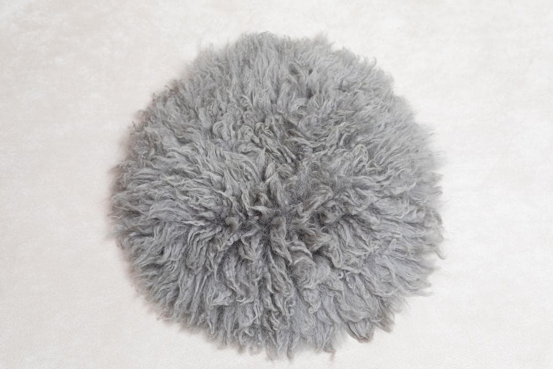 【海外ニューボーンフォト用品】フロカティ風ラグ　4色セットバラ売り対応します