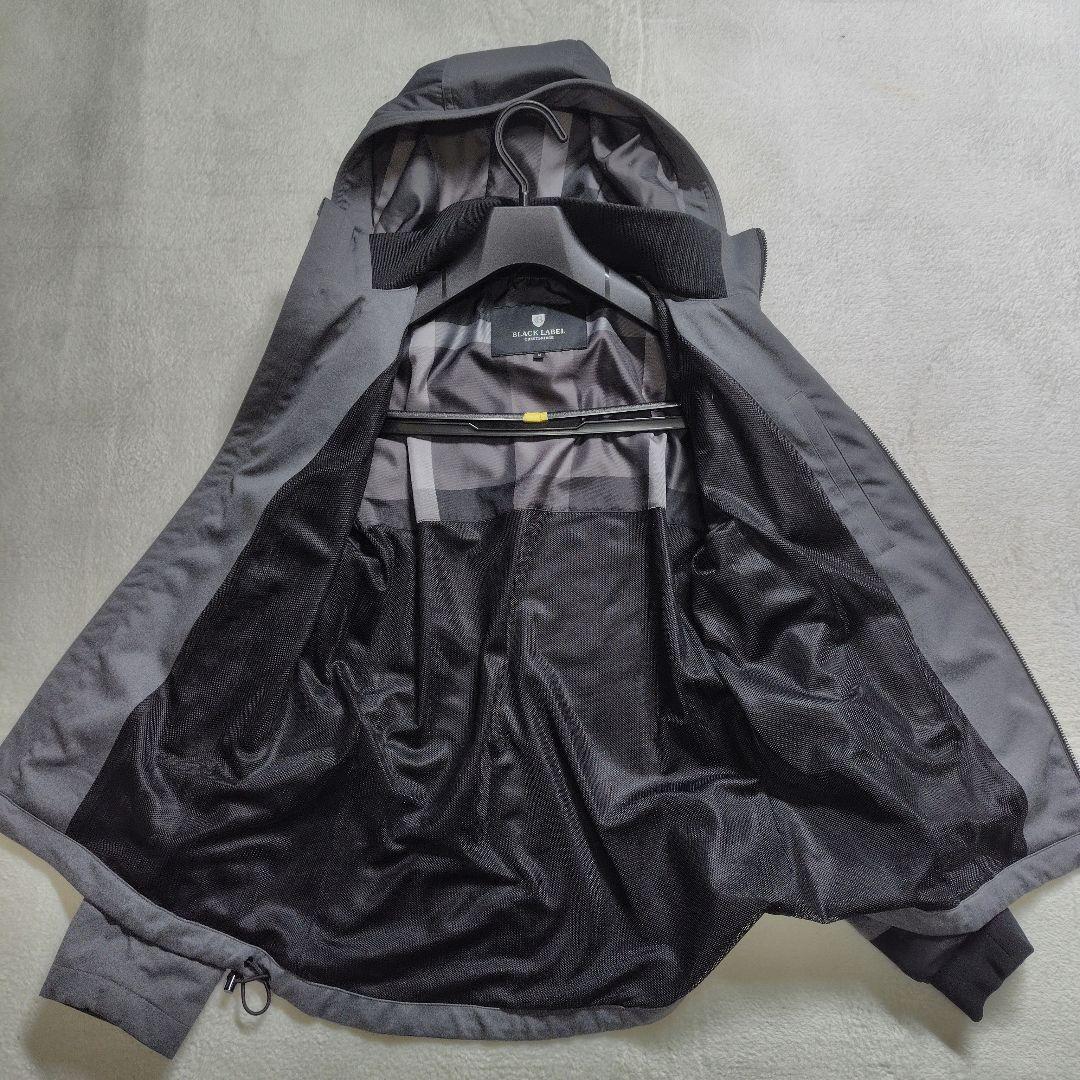 極美品　ブラックレーベルクレストブリッジ　2way　ブルゾン　チェック ナイロン