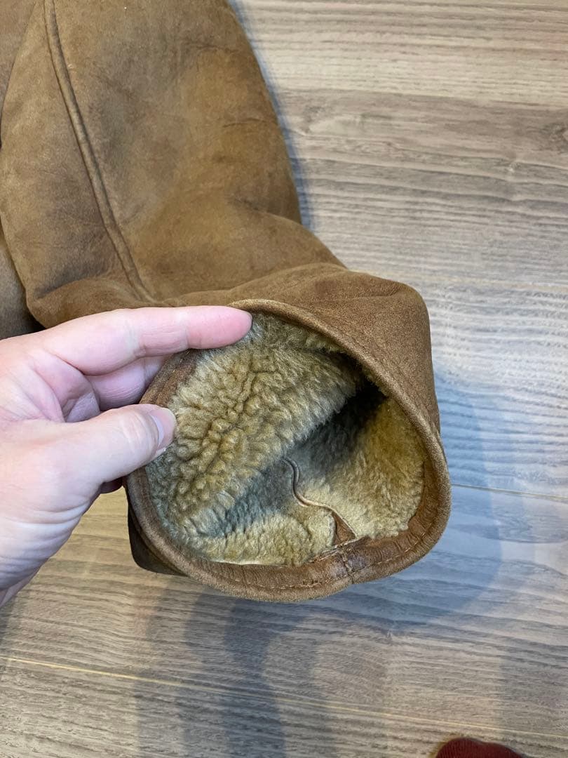 シープスキン　ランチコート　英国製