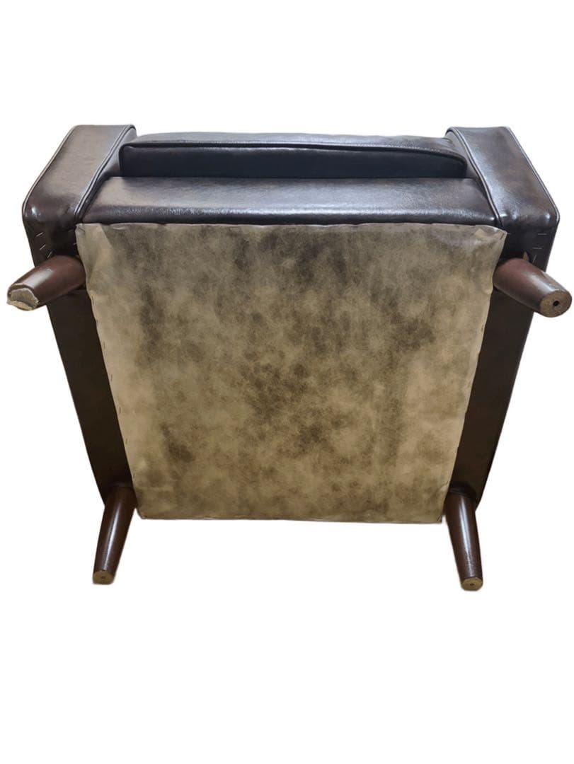 【カリモク】 ロビーチェア　 1人掛け　ソファ 　アームチェア 　ダークブラウン