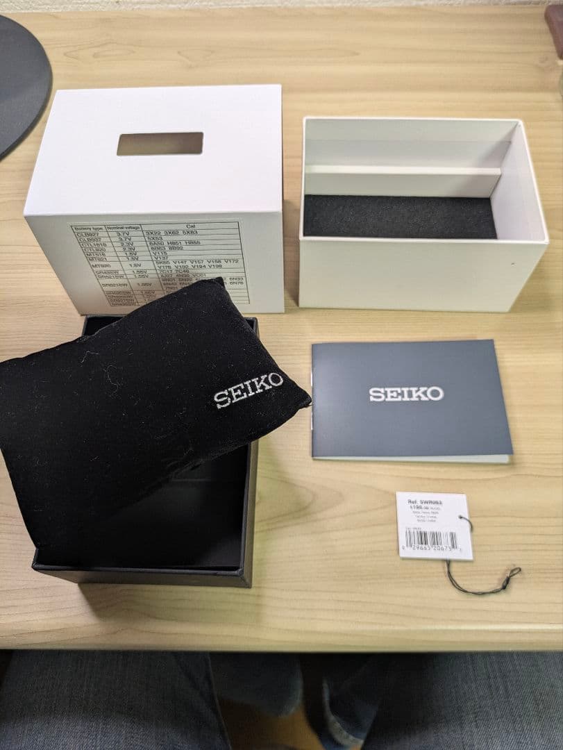 未使用 SEIKO ESSENTIALS SWR053 タンク