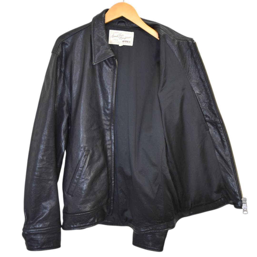 アビレックス AVIREX TRUCKER JACKETS レザージャケット