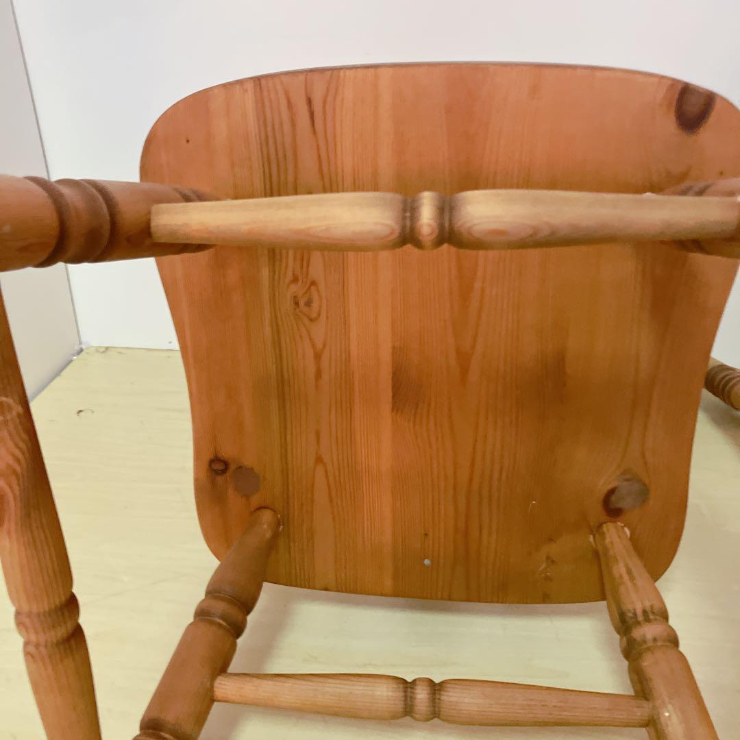 木製　ウィンザーチェア　2期セット　ダイニングチェア　北欧　カントリー