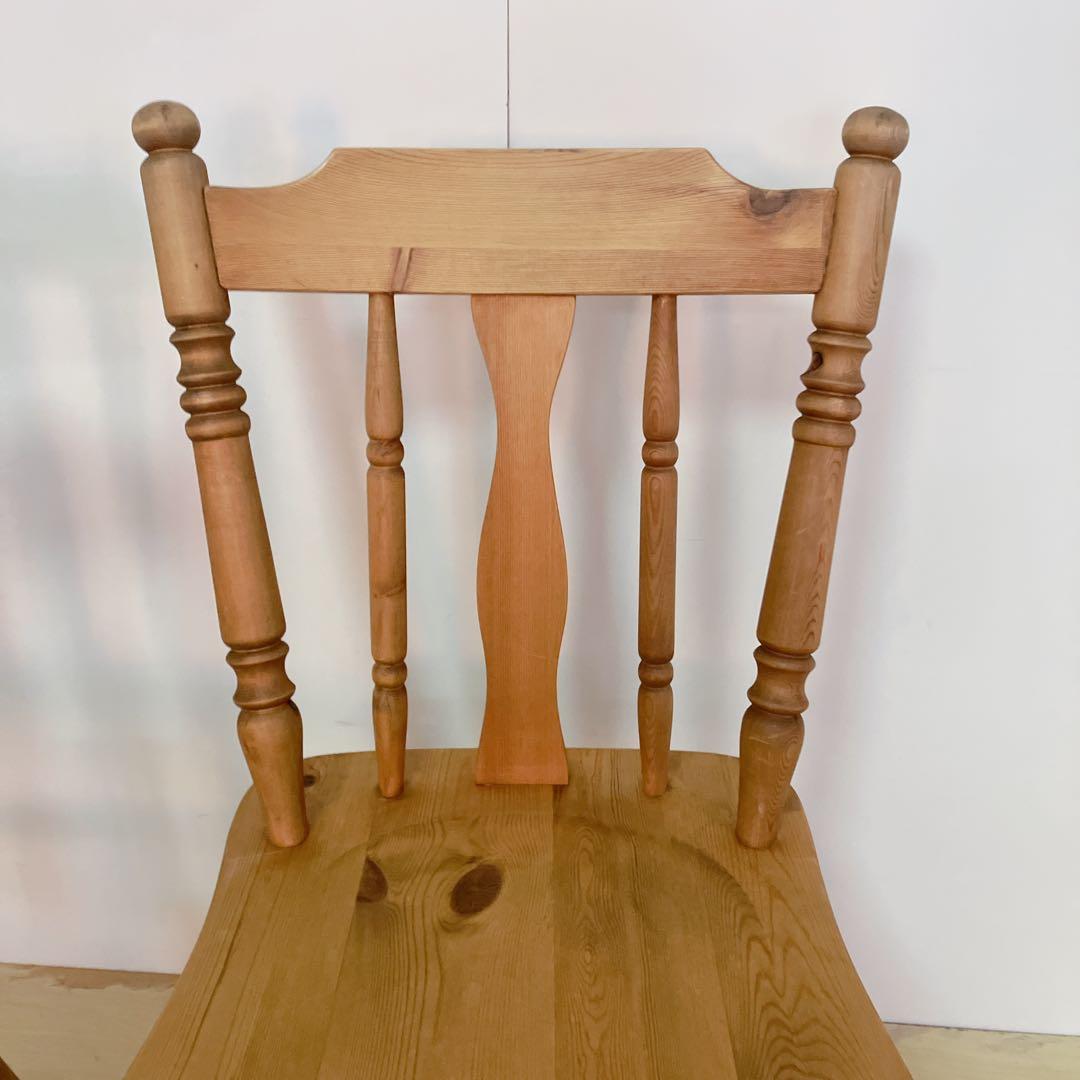 木製　ウィンザーチェア　2期セット　ダイニングチェア　北欧　カントリー