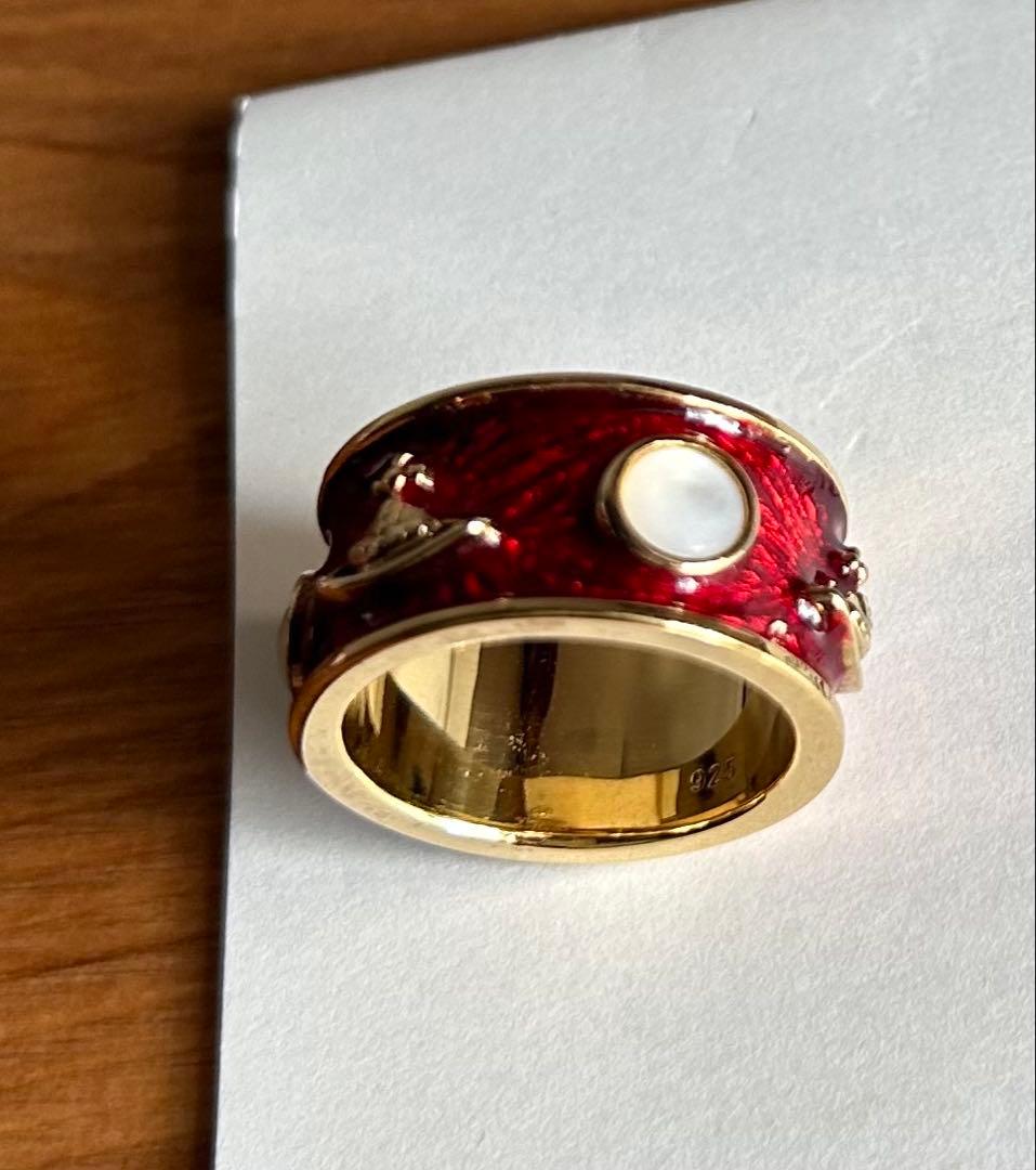 激レア正規品VivienneWestwood キングリング　赤 復刻版Lサイズ