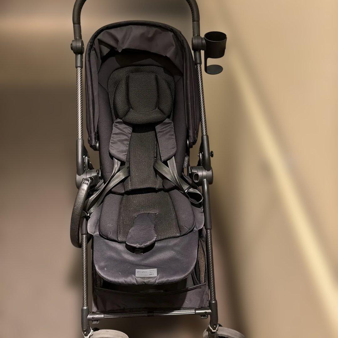 サイベックス メリオ カーボン 2023 ムーンブラック カップホルダー付