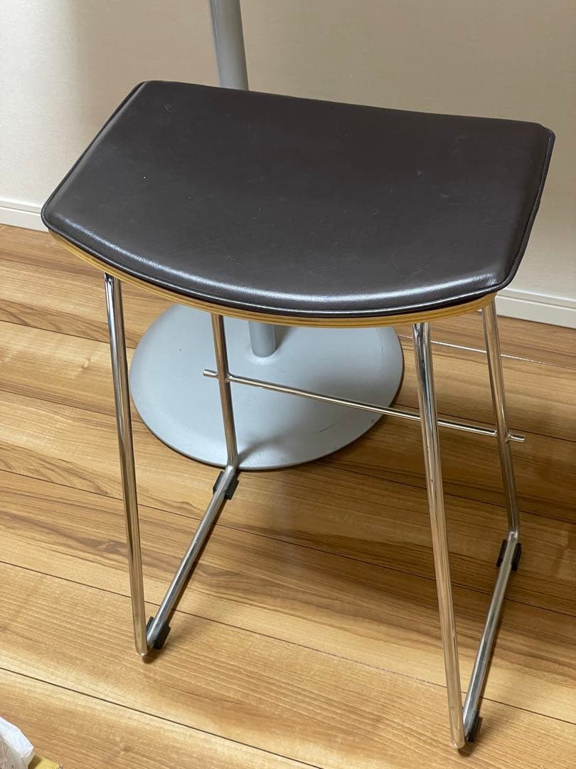 オカムラ okamura ダークブラウン スツール 1