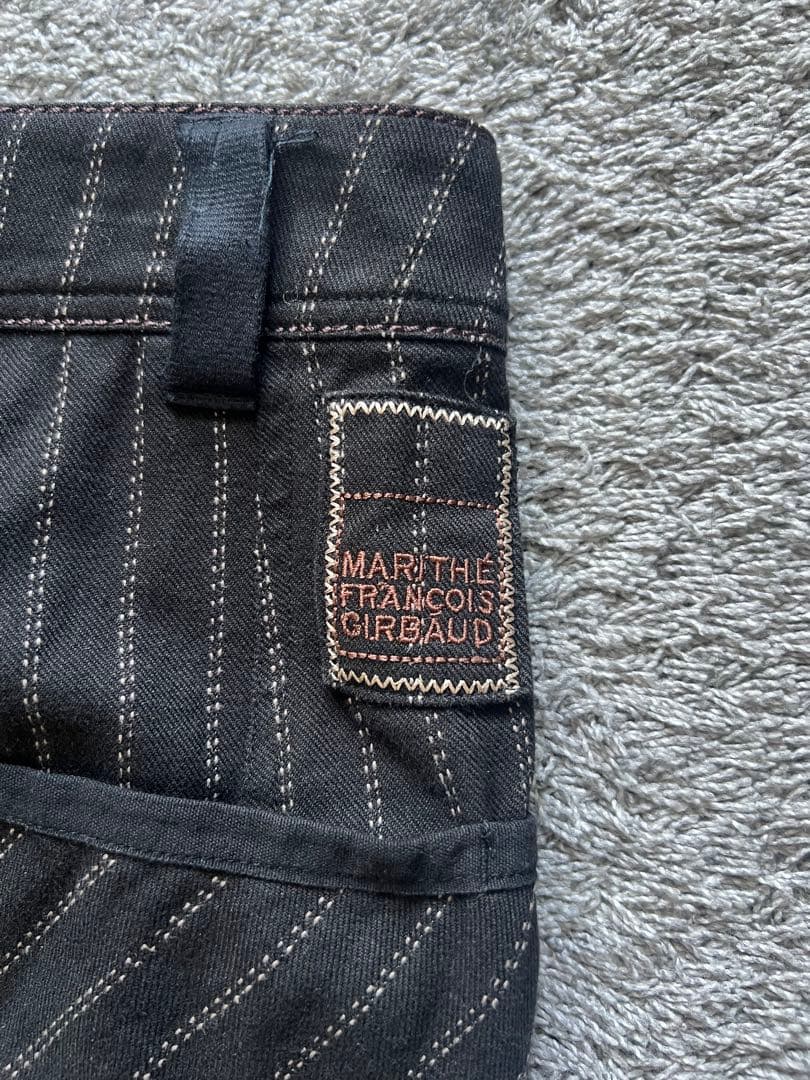 パンツ \"MARITHE+FRANCOIS GIRBAUD\"Stripe Pants