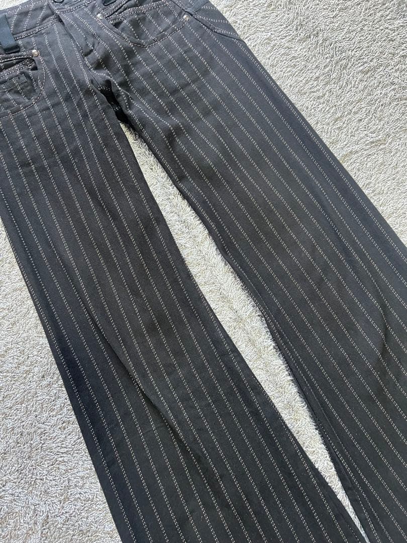 パンツ \"MARITHE+FRANCOIS GIRBAUD\"Stripe Pants