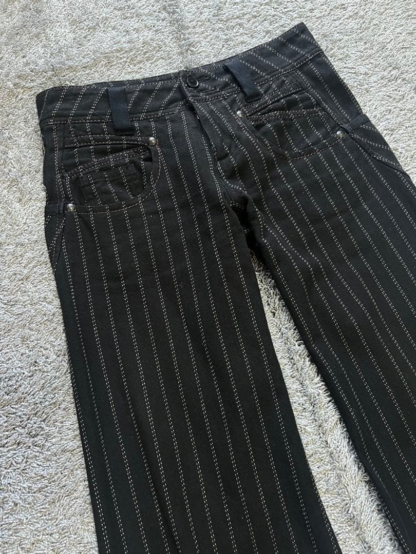 パンツ \"MARITHE+FRANCOIS GIRBAUD\"Stripe Pants