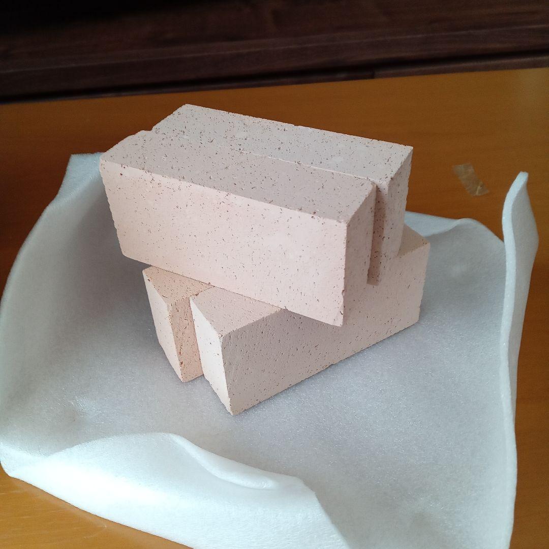 輪島 珪藻土 切り出し七輪 未使用 切出正角21号 土台ブロック付 鍵主工業