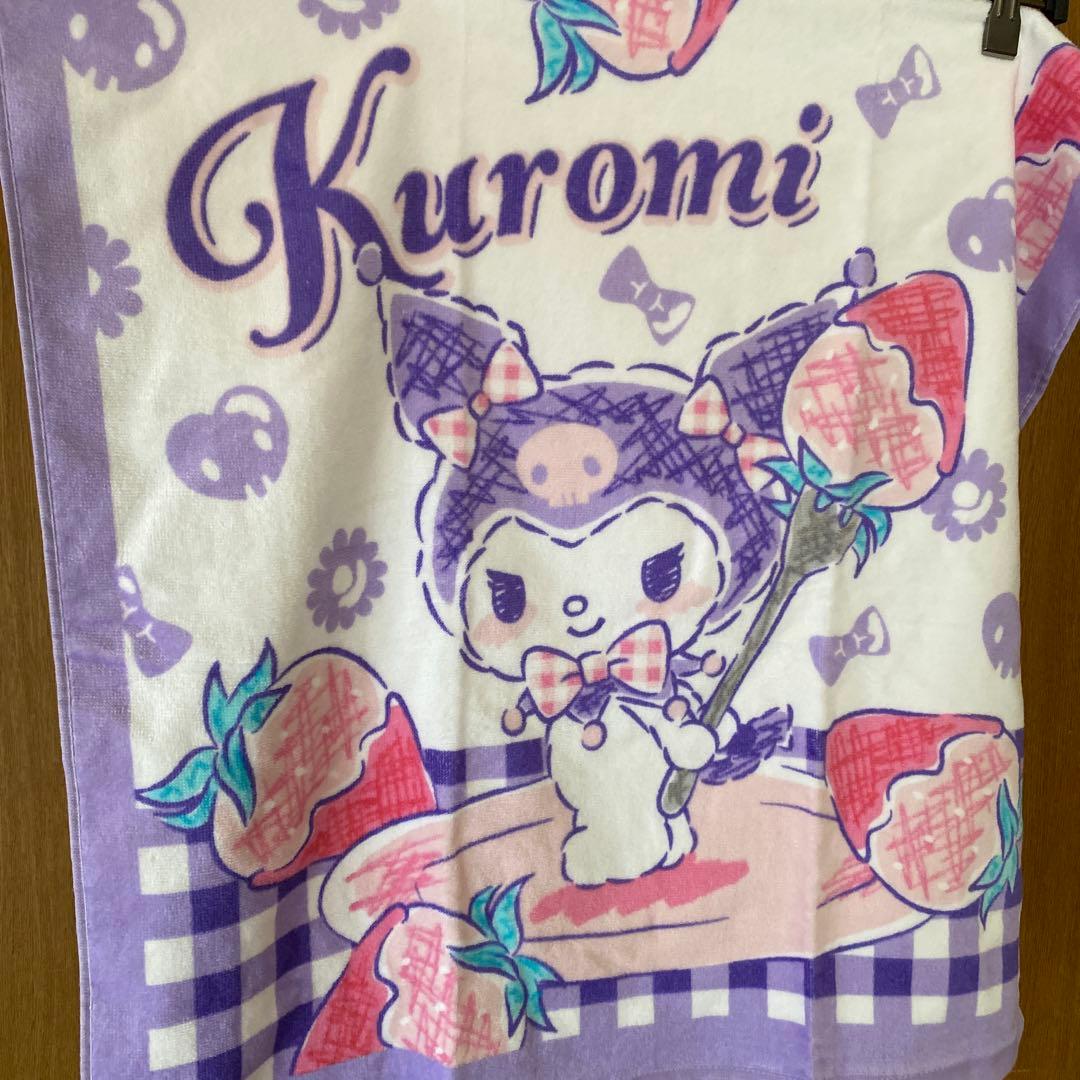 5点目100円♡新品♡新作♡クロミちゃん♡バスタオル