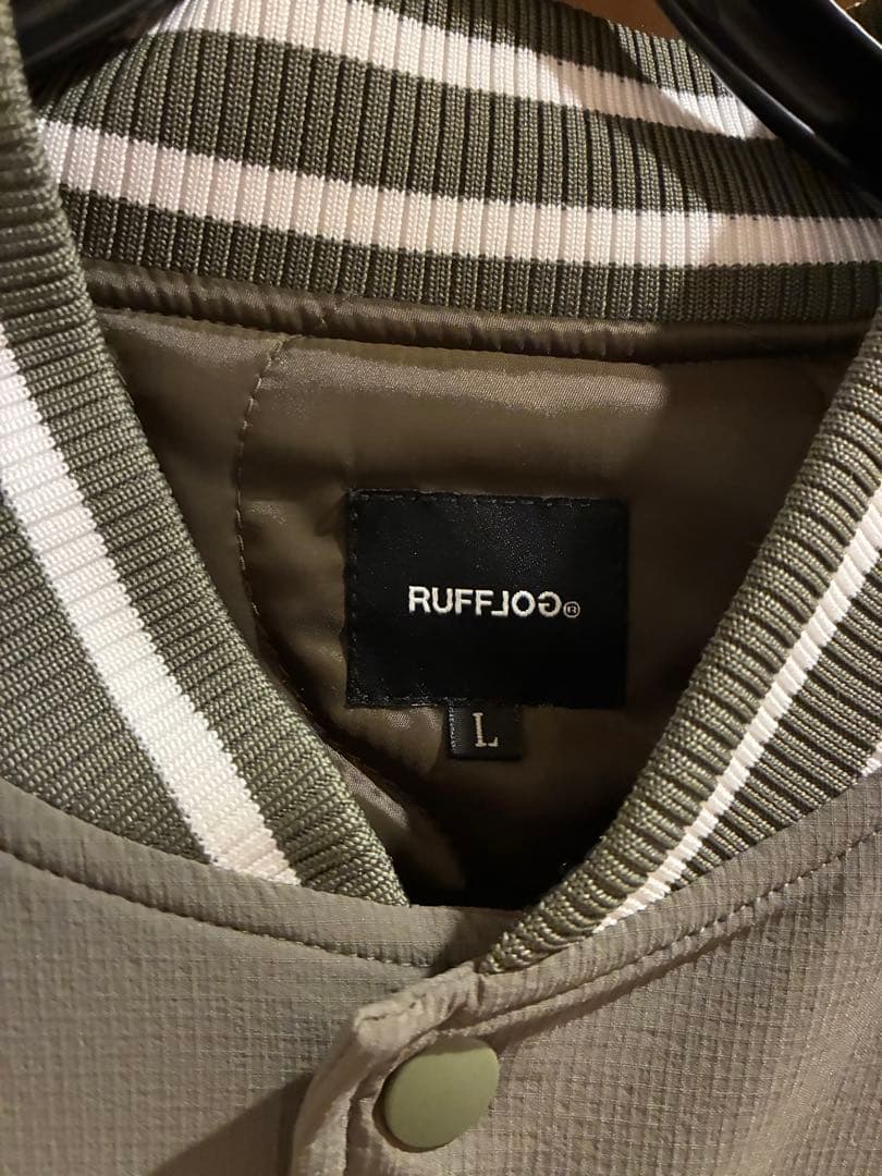 ジャケット・アウター RUFFLOG MA-1 PUFFER JACKET BLACK