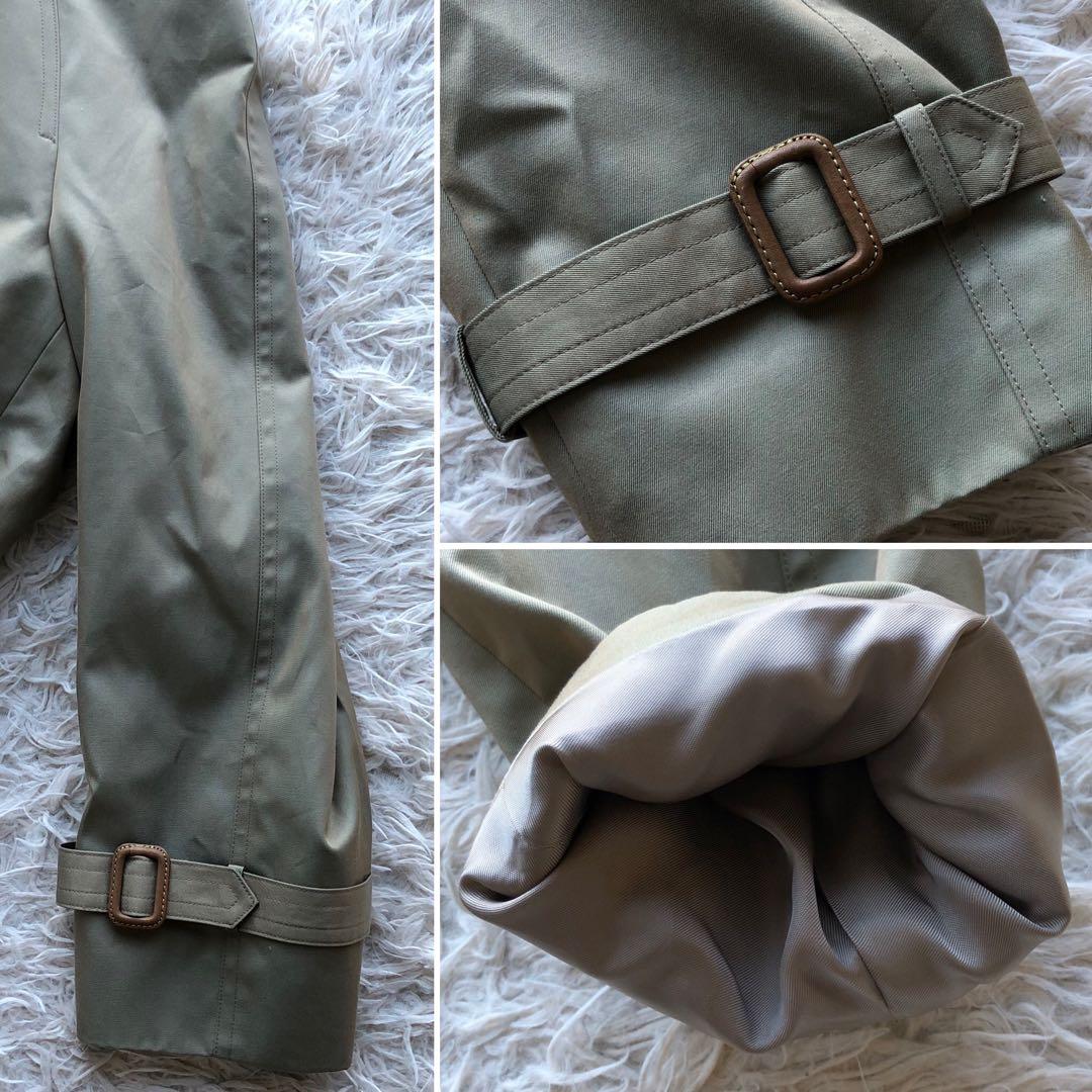 【定価約8万 新品未使用 L】ジョニアン トレンチコート　玉虫色　光沢　マキシ