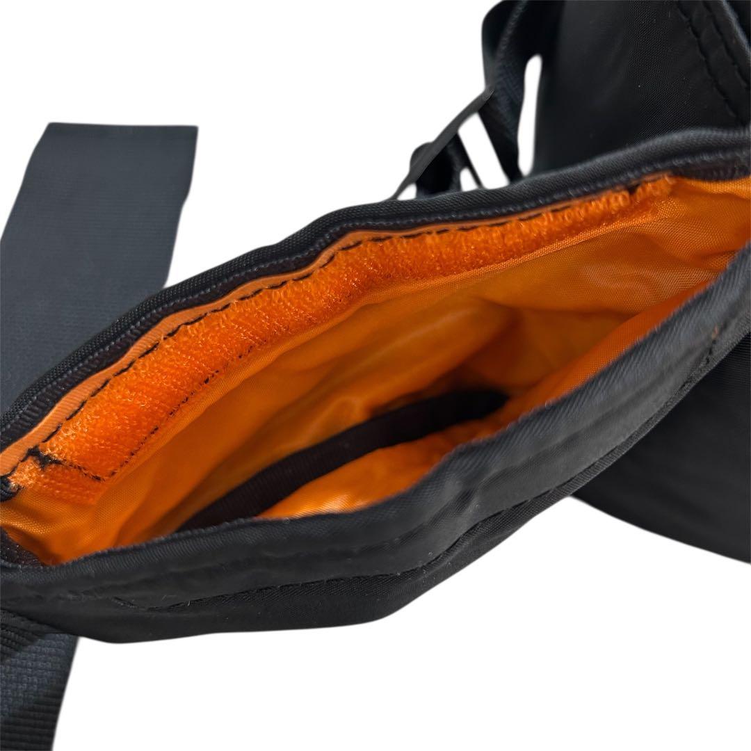 美品 ポーター タンカー ボディバッグ ウエストバッグ 2way ブラック