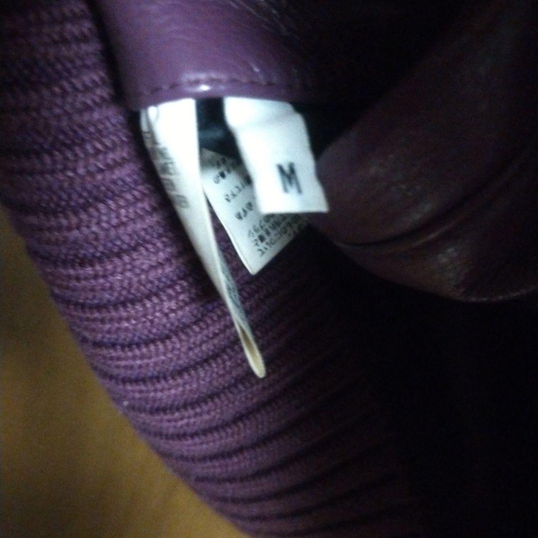 エイプ　APE　リバーシブル レザー ダウンジャケット　ボンバー　サイズＭ　美品