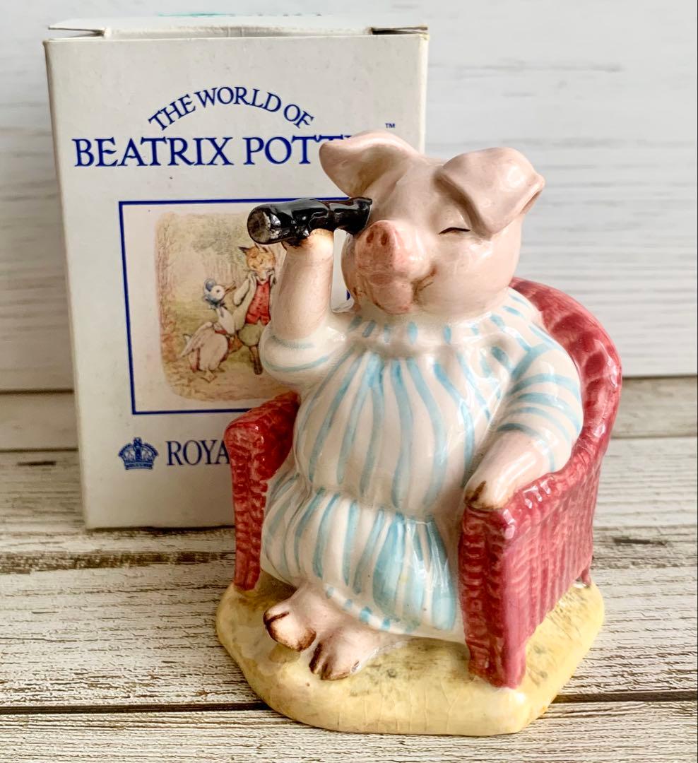 こぶたのロビンソン フィギュリン ピーターラビット 置物