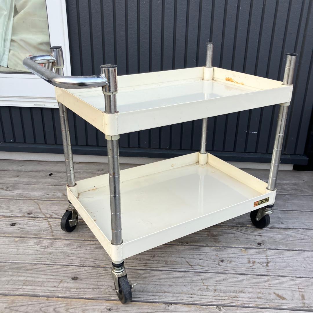 インダストリアル 工業系 サカエ スチールワゴン ツールワゴン スチールラック