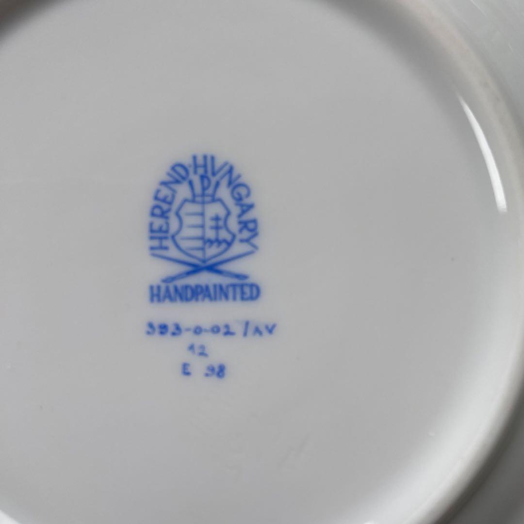 ヘレンド アポニーグリーン バターボックス　バターケース