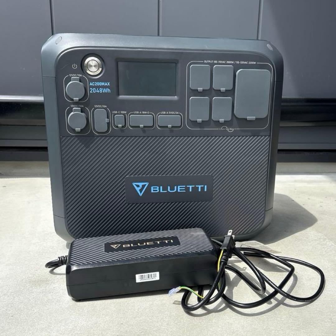 【ジャンク品】BLUETTI AC200MAX ポータブル電源 2048Wh
