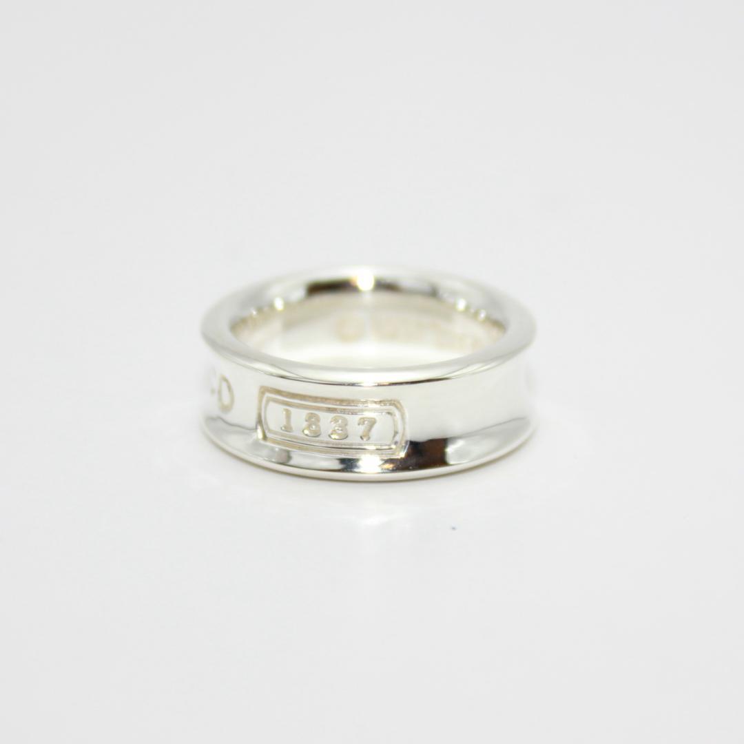 美品 Tiffany&Co. アクセサリー 1837 ナロー リング 9号