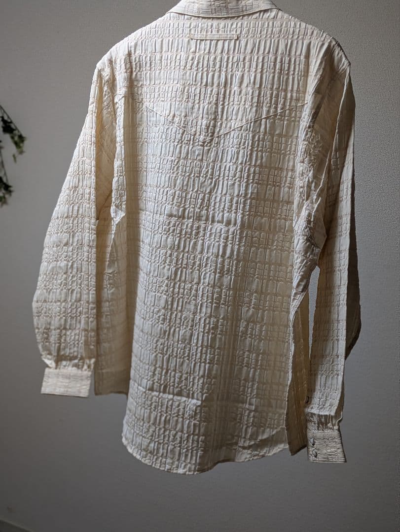 新品 定価44000円 CRUST CLOTH ウエスタンシャツ 日本製