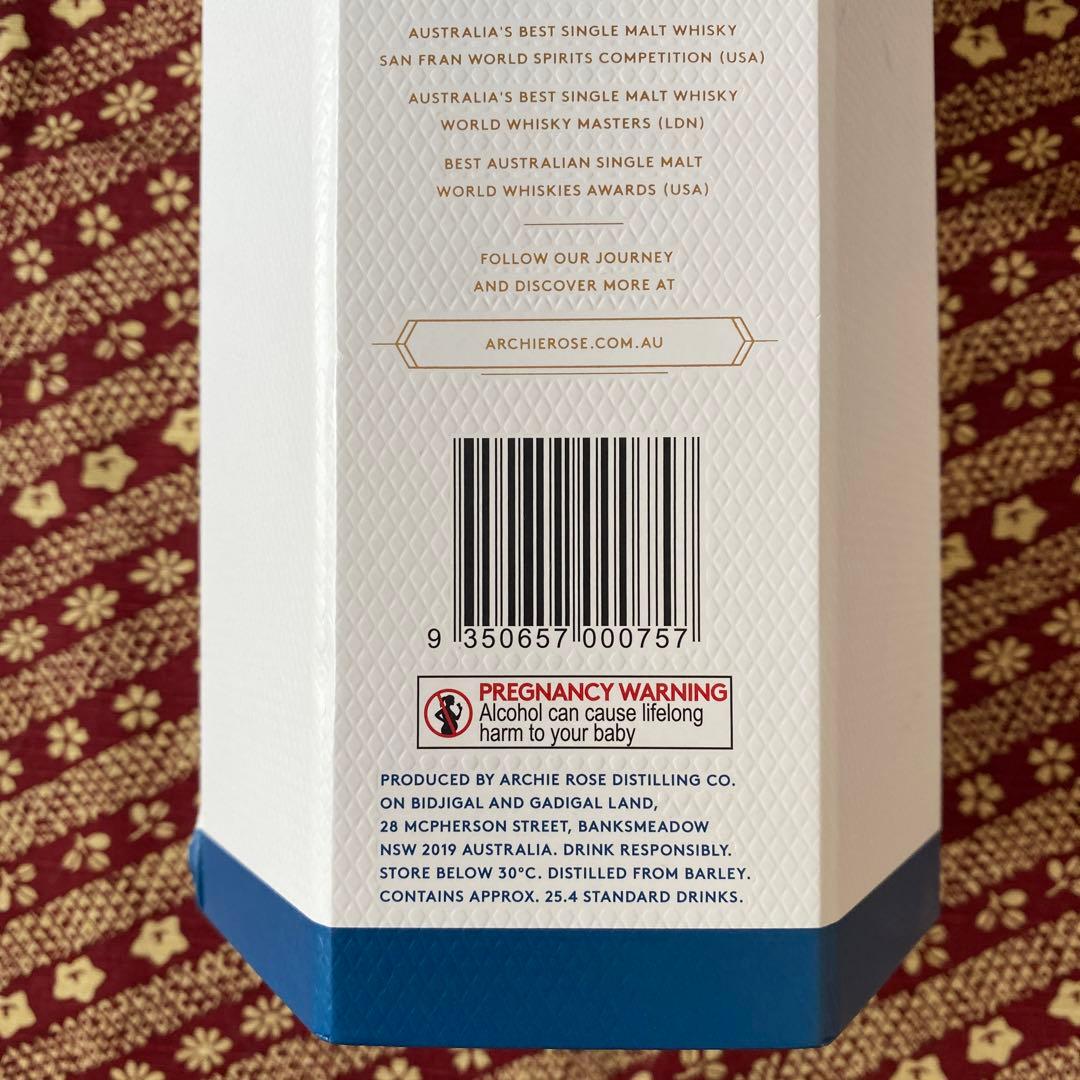 オーストラリア産シングルモルトウィスキー700ml