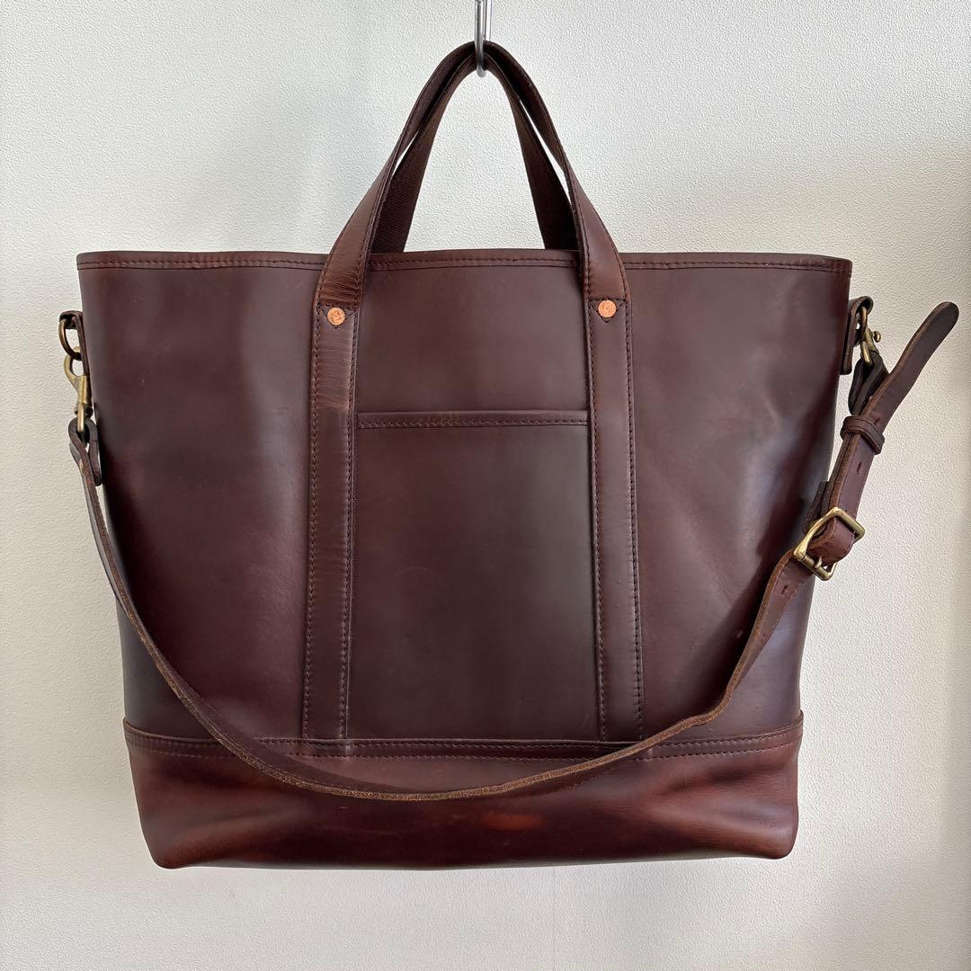 SLOW レザーバッグ　スロウ　ショルダー　トートバッグ　茶　本革　ブラウン系