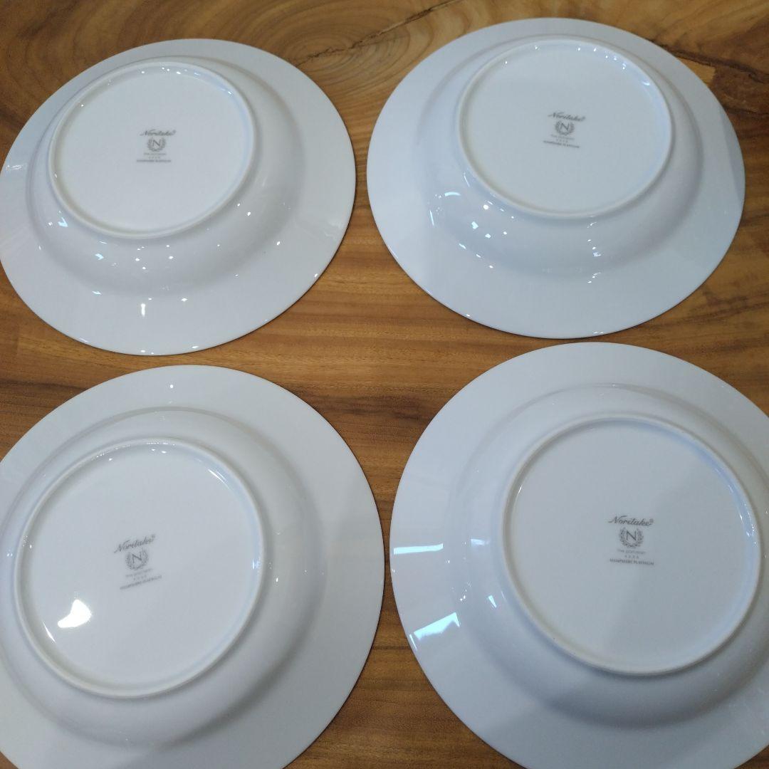 【定価6万円】美品　ノリタケ 食器 ハンプシャープラチナ20ｐｃディナーセット