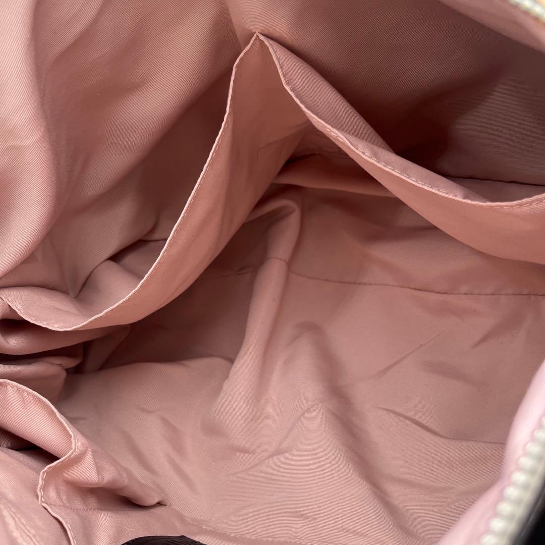 【美品】 コーチ 2way ボストンバッグ PVC シグネチャー ブラウン