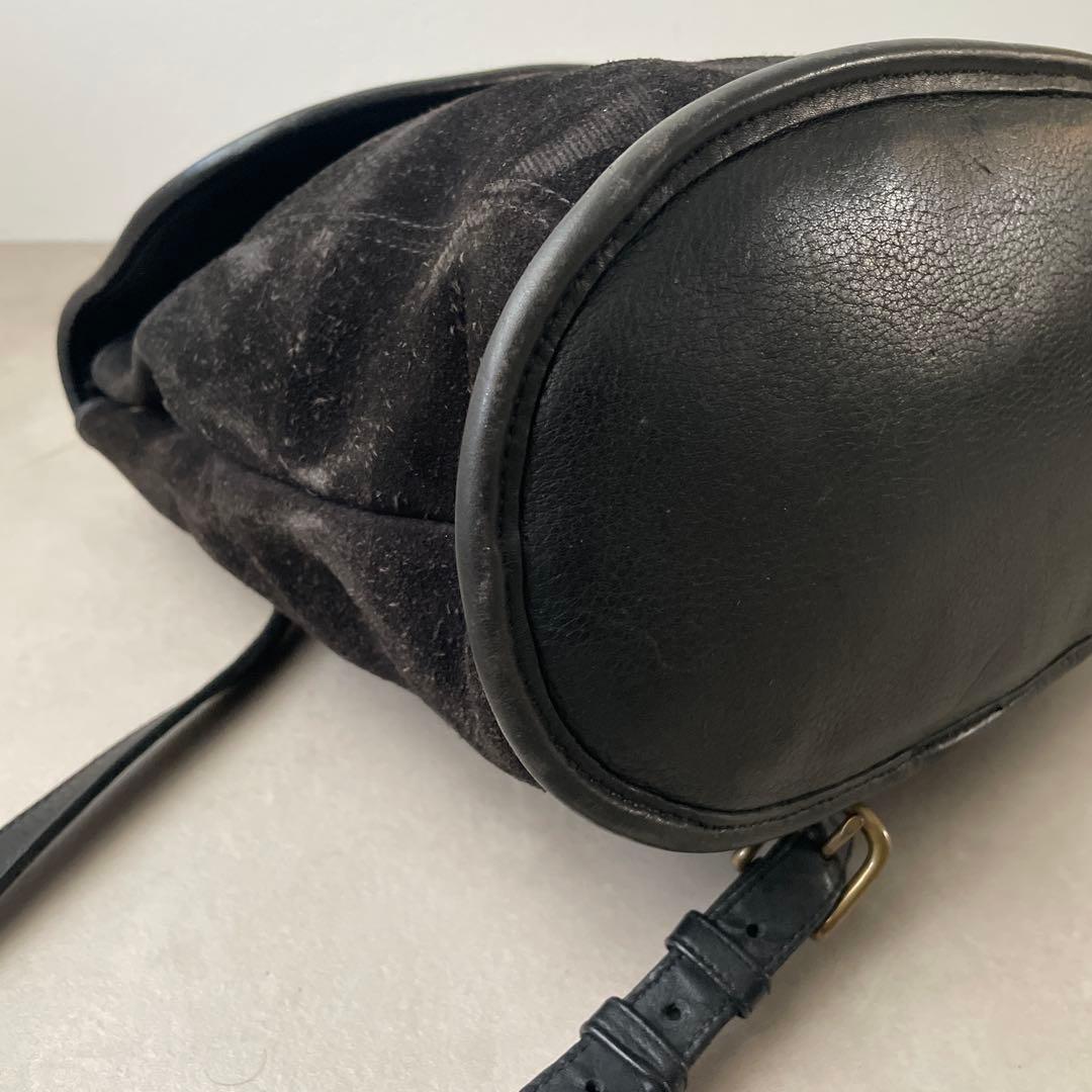 【廃盤】オールドコーチ クラブタンレザー スエード バークレー リュック 黒