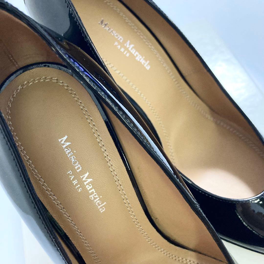 新品 定価12.6万円 MARGIELA マルジェラ パンプス 36 ブラック