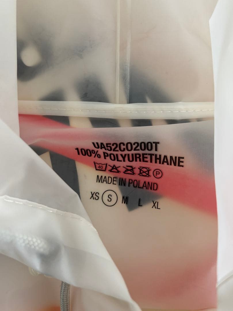 VETEMENTS ヴェトモン オーバーサイズ 透明 レイン コート