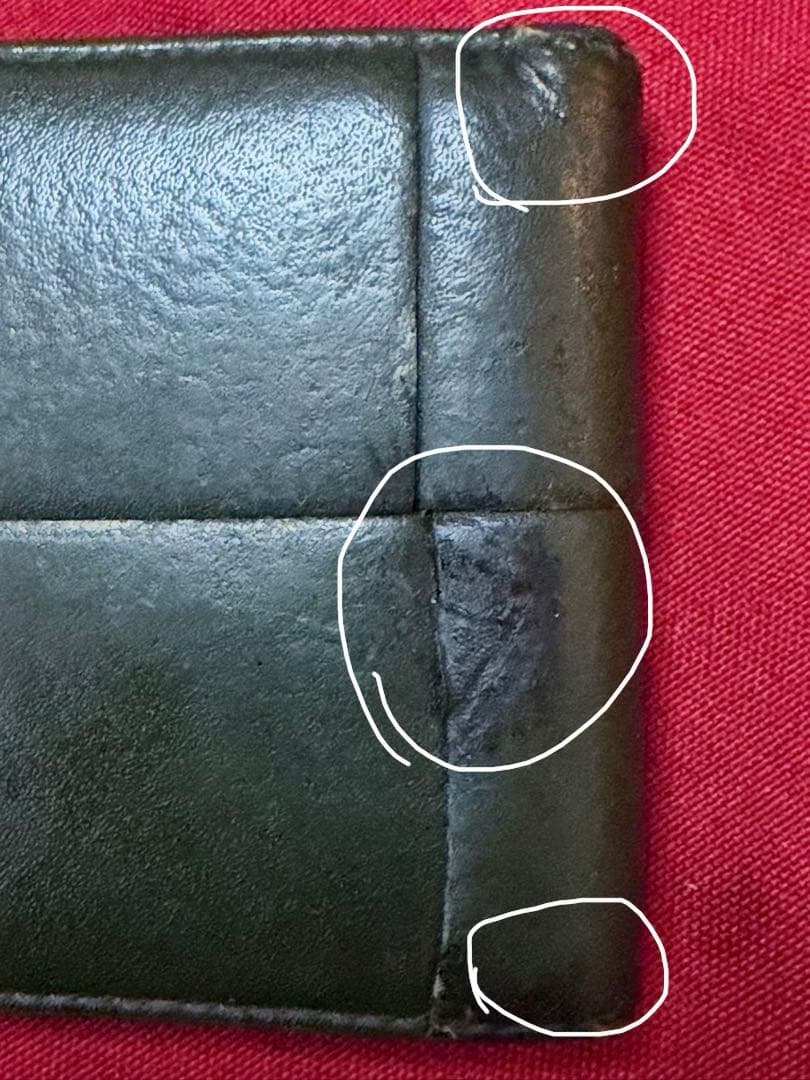 E*T様 Bottega Veneta カセット深緑　二つ折り財布　箱巾着付き