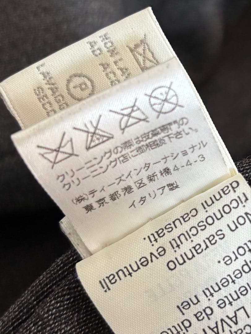 MOFAR イタリア製　羊革レザーコート　裏地ロロピアーナウール　48