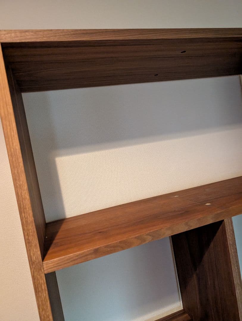 《送料込》無印良品 スタッキングシェルフ ウォールナット 5段 木製棚