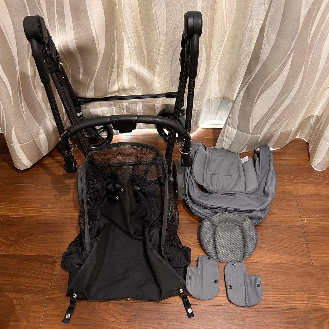 サイベックス メリオカーボン モニュメントグレー JP ウルトラライトベビーカー