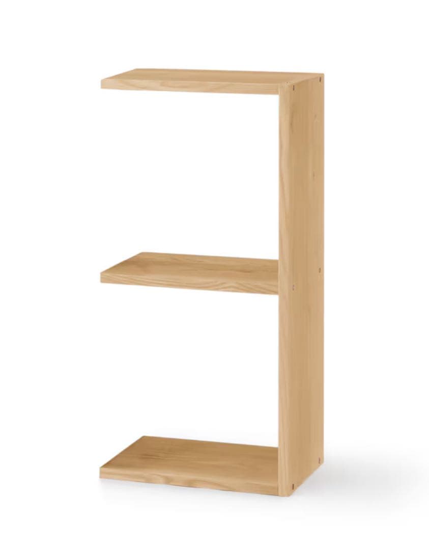 スタッキングシェルフ・追加２段・オーク材