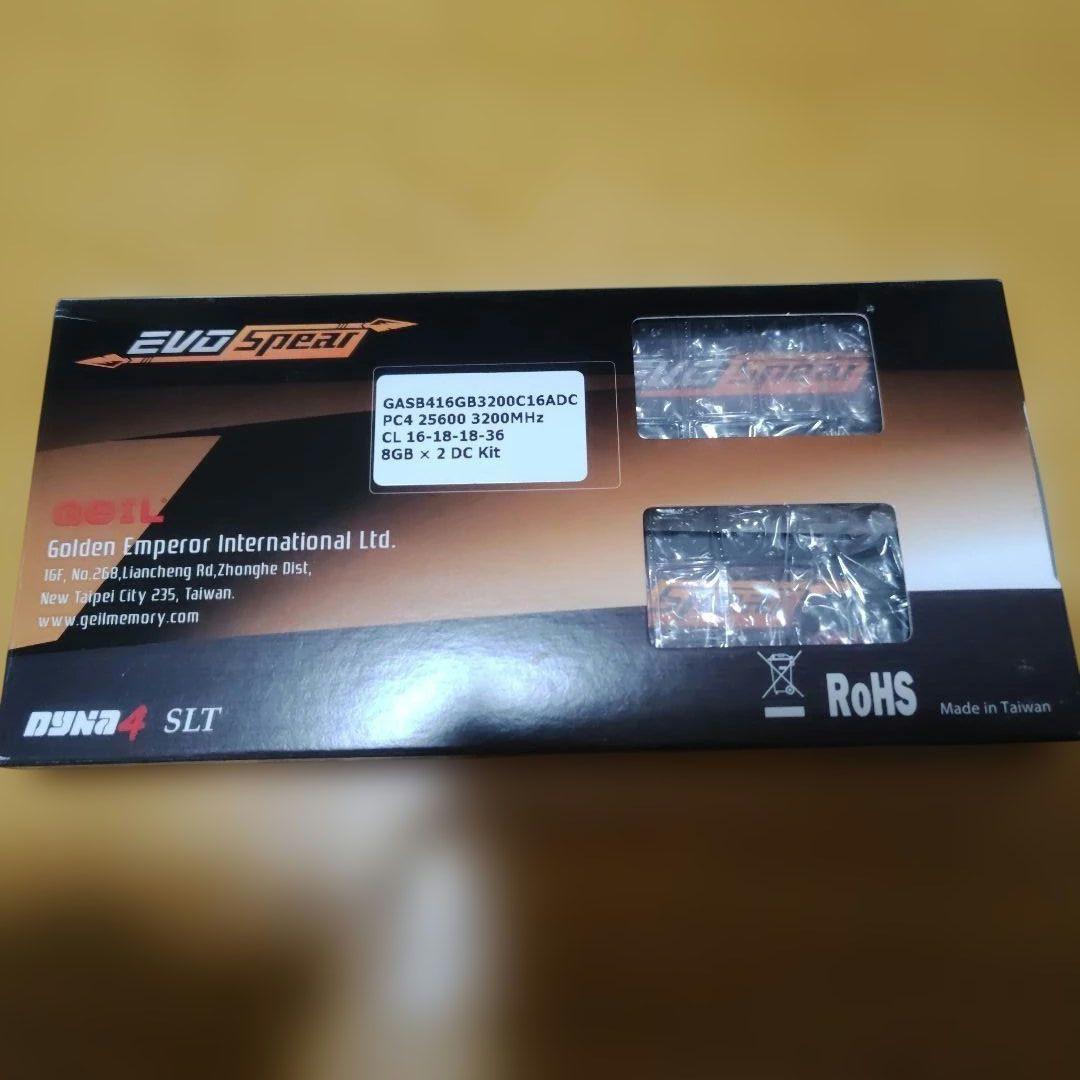 メモリー GeIL Evo Spear DDR4 3200MHz 16GB