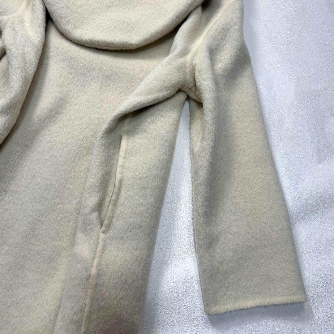 定価8.6万 近年タグ セオリー ダブルフェイス アルパカ シャギー コート