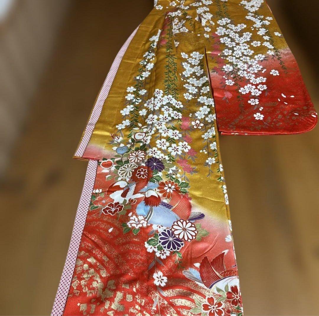 七五三　7歳　正絹着物　袋帯、小物セット　着物　女の子　早い者勝ちで！