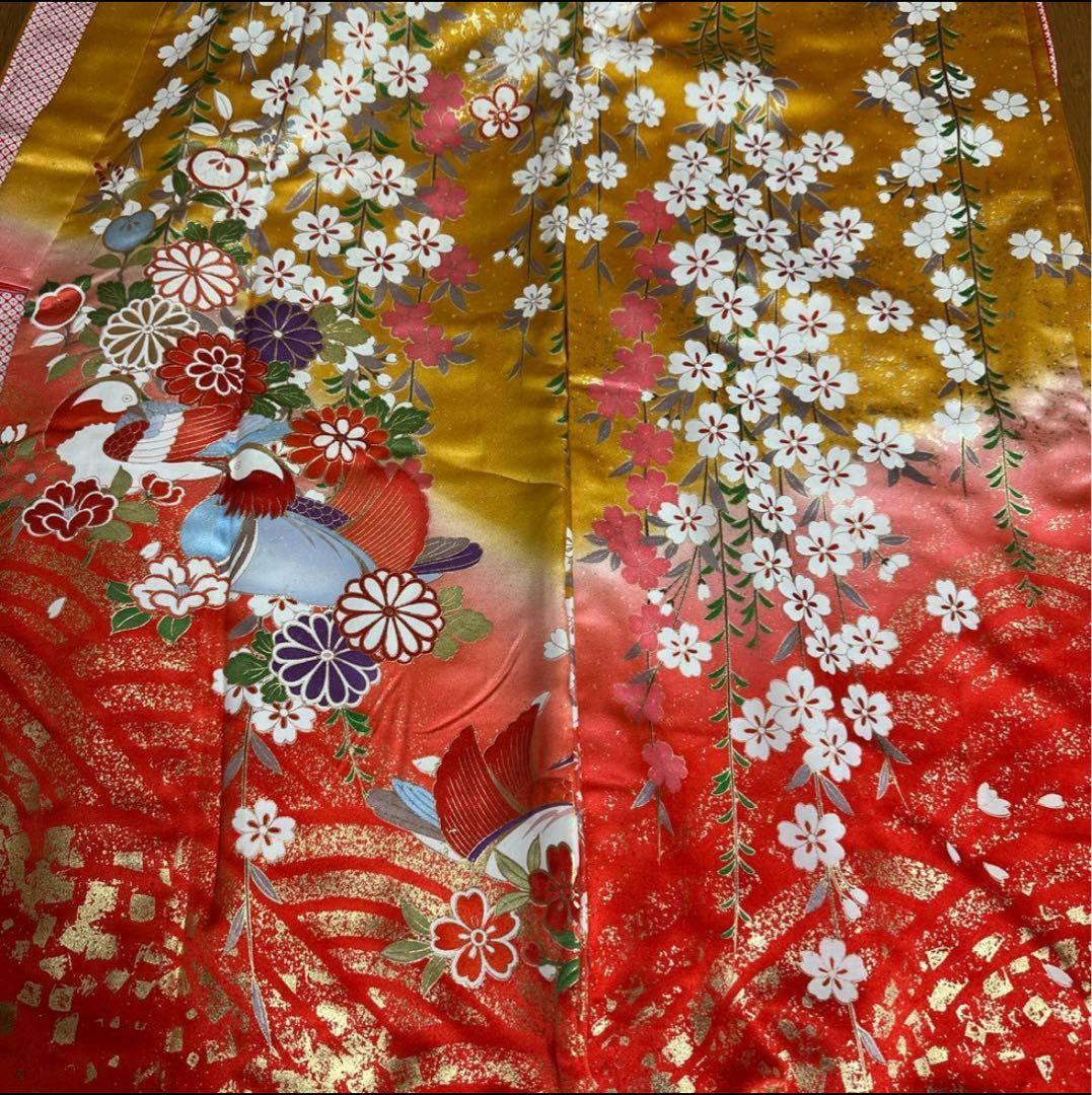 七五三　7歳　正絹着物　袋帯、小物セット　着物　女の子　早い者勝ちで！