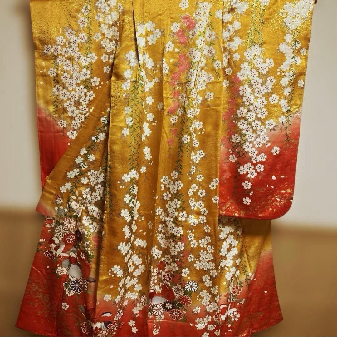 七五三　7歳　正絹着物　袋帯、小物セット　着物　女の子　早い者勝ちで！