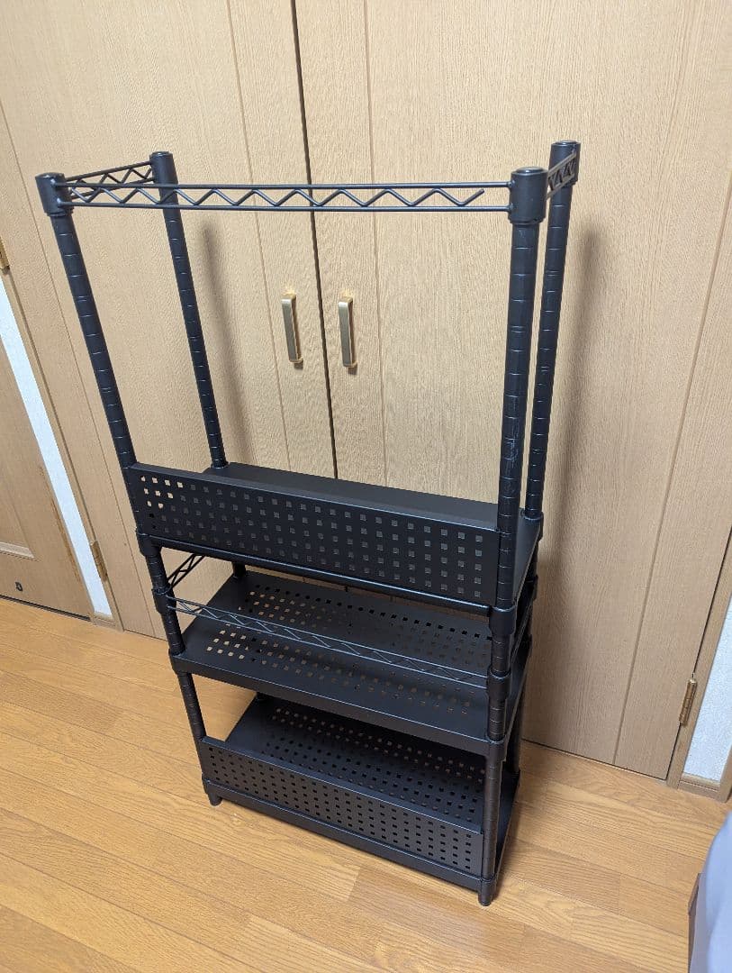 バウヒュッテ デスクサイドラック ブラック BHS-600SM-BK